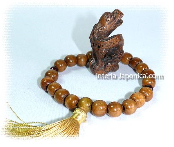 японская нецке из кипариса ДРАКОН