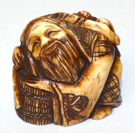 японская антикварная нэцкэ конца эпохи Эдо