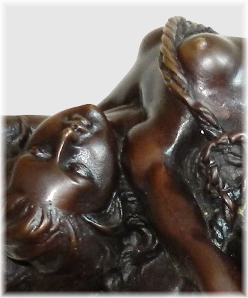 бронзовая композиция Похищение Европы, деталь