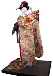 японская традиционная интерьерная кукла