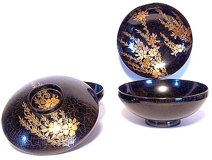 японский лак, японская лаковая посуда