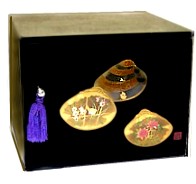 лaковая коробка для коллекции, Япония, 1980-е гг