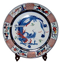 Японское интерьерное фарфоровое  блюдо начала 20 в. Интернет-магазин Японика
