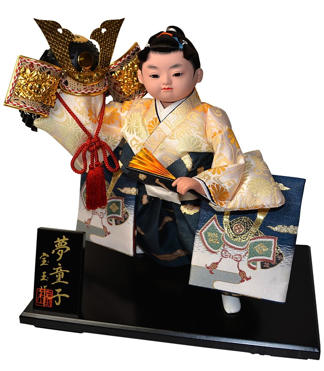 young samurail, japanese doll