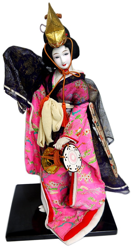 japanese antique dancig doll