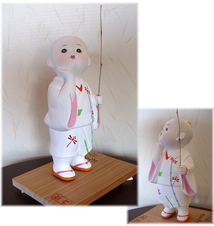 japanese clay Hakata figurine. The Japonic Online Store