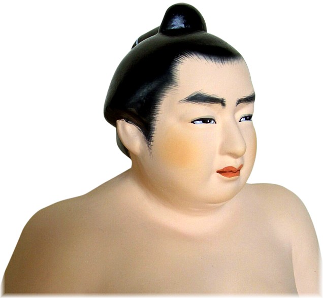 hakata ceramic figurine of Sumo wrestler