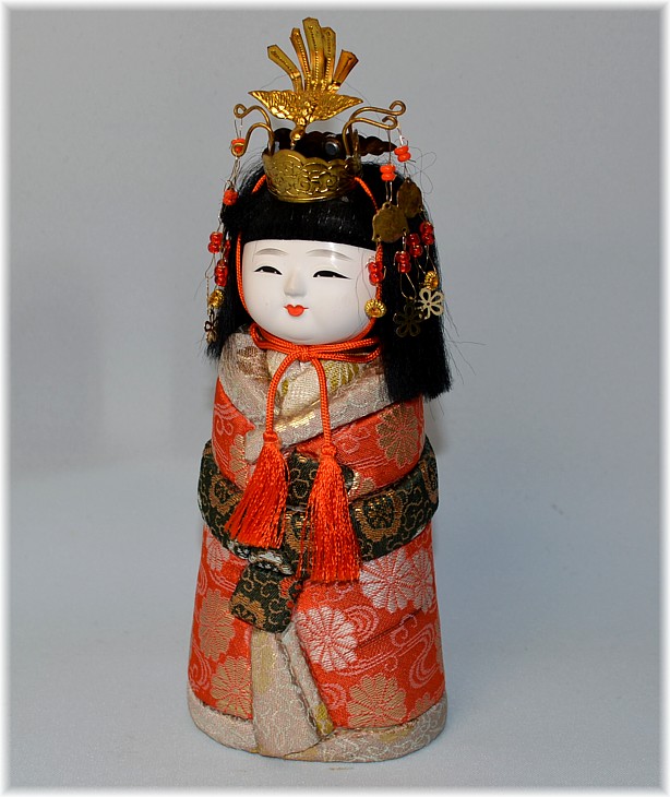 japanese kimekomi Little Princess doll, 1960's
