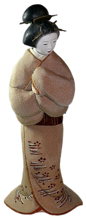 Japanese kimekomi doll, 1920's. The Japonic Online Store