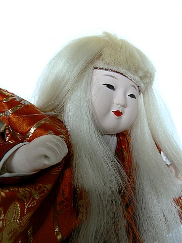 Japanese antique  Doll of Kabuki Theater Character, 1930's