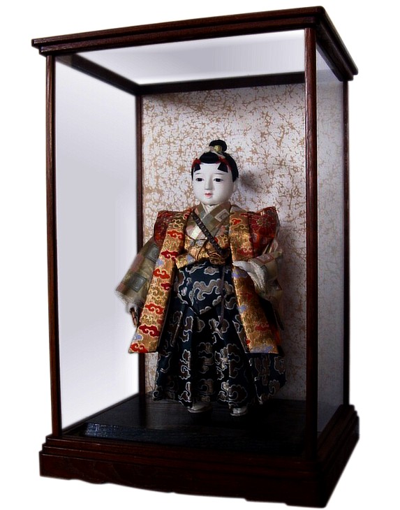 japanese antique doll of a Young Samurai, 1940-50's