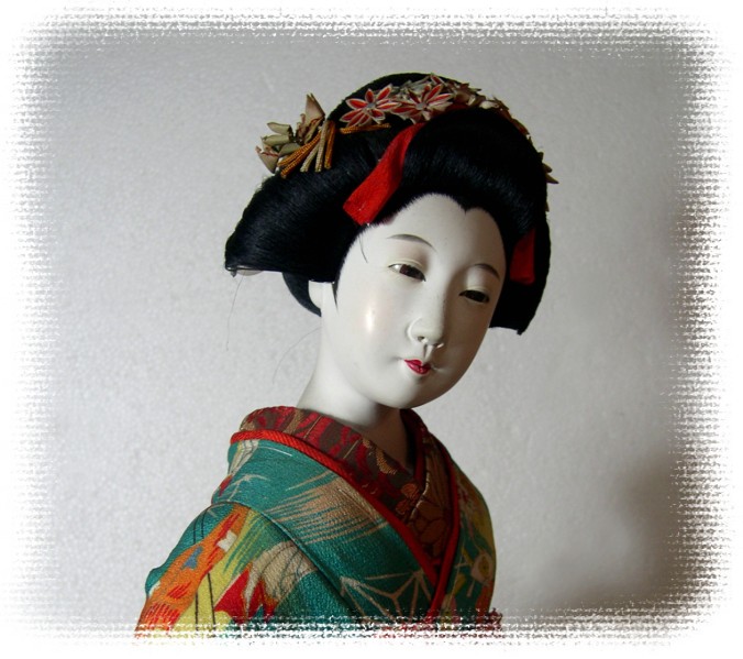Japanese antique doll, 1920's