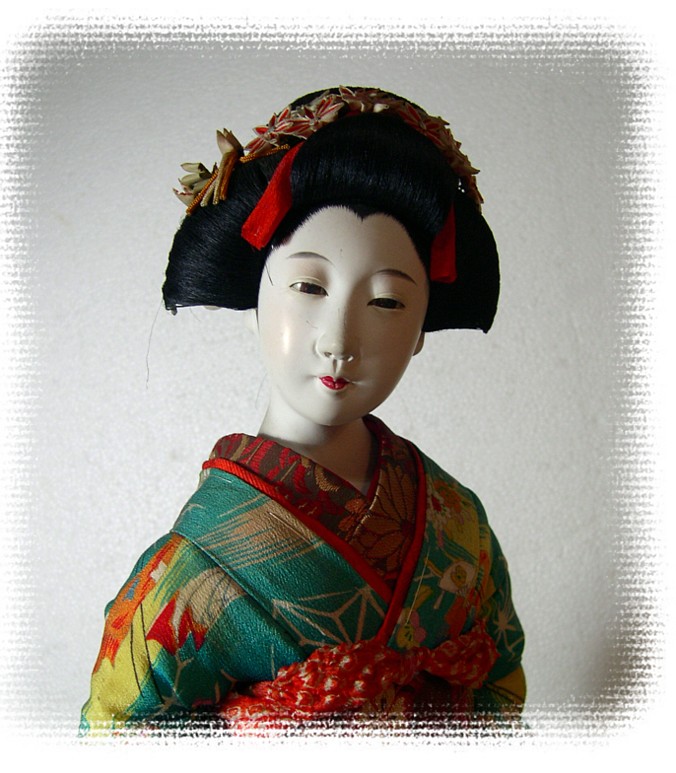 Japanese antique doll, 1920's