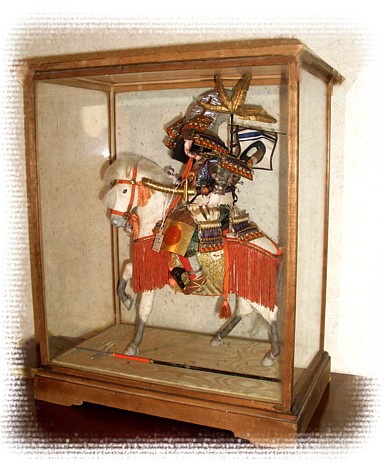 japanese antique samurai doll