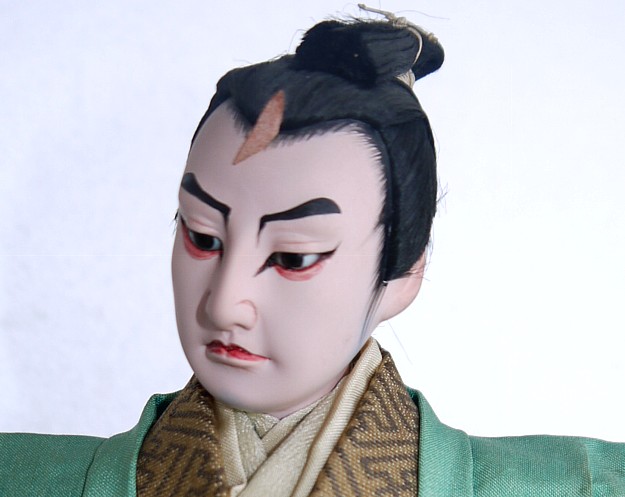 japanese portrait doll of Kabuki actor, 1930's