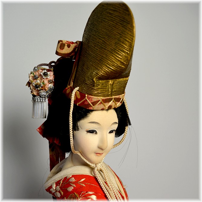 japanese antique silk faced doll, 1930's