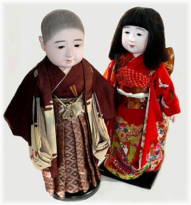 japanese antique ichimatsu dolls