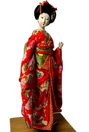 japanese antique maiko doll, 1930's