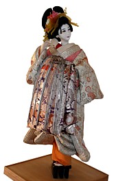 japanese antique oiran doll