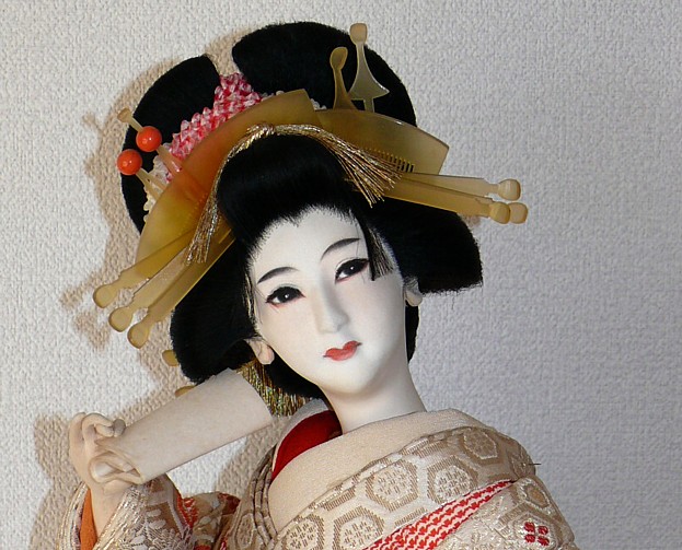 japanese oiran doll, 1930's