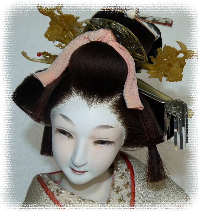 japanese antique silk faced doll, 1930's. The Japonic Online Store