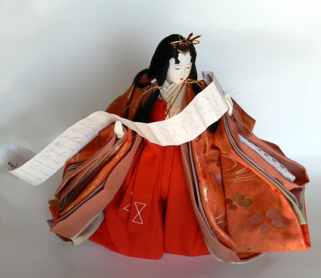 japanese lady-in-waiting doll