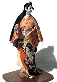 japanese antique doll of a Young Beauty from Kyoto. The Japonic Online Store