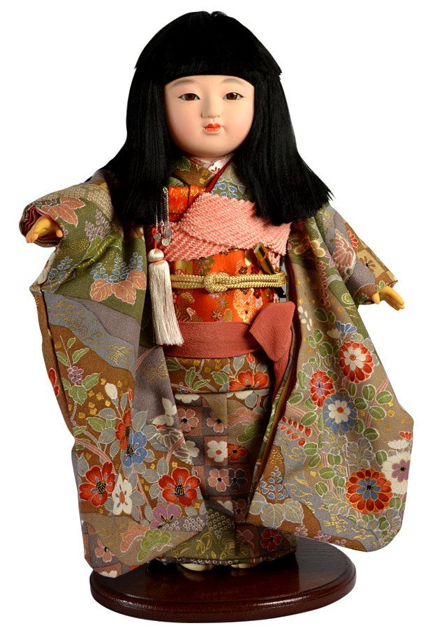 japanese traditional doll, vintage, 1950-60's