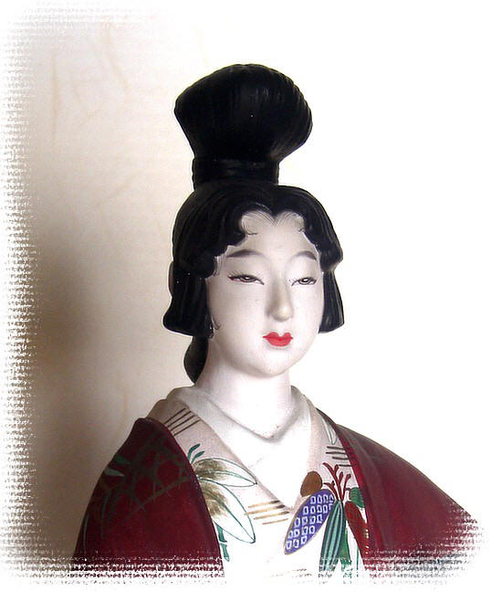 Japanese Noble lady of early Edo era, Japanese Hakata doll