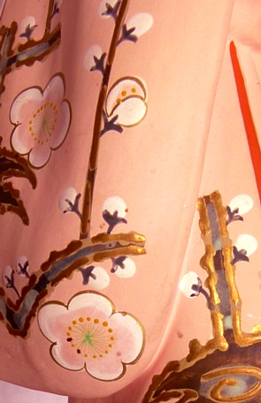 Hakata doll, details of painting