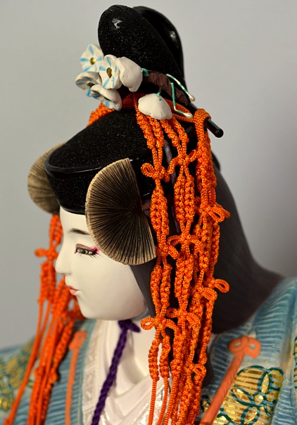 Japanese Hakata figurine of a dancing lady