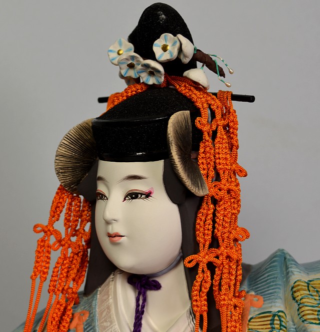 Japanese Hakata figurine of a dancing lady, 1970's