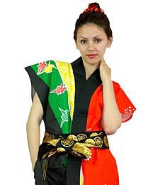 японская одежда : куртка безрукавка ХАНТЭН, хлопок 100%