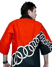 японская одежда : куртка безрукавка ХАНТЭН, хлопок 100%