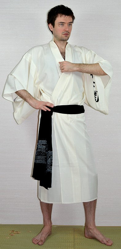 japanese traditional cloth: kimono and heko obi