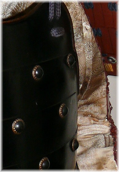 доспехи самурая эпохи Эдо, деталь панциря (кирасы)