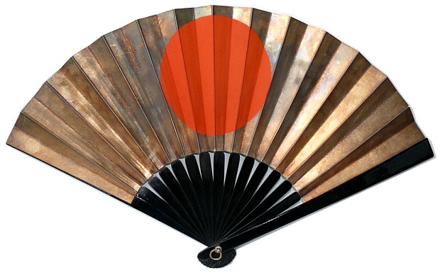 самурайский веер ТЭССЭН (Гунсэн), эпоха Эдо