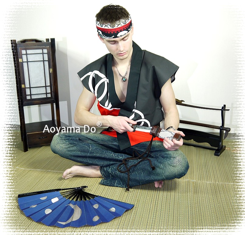 Японский самурайский нож