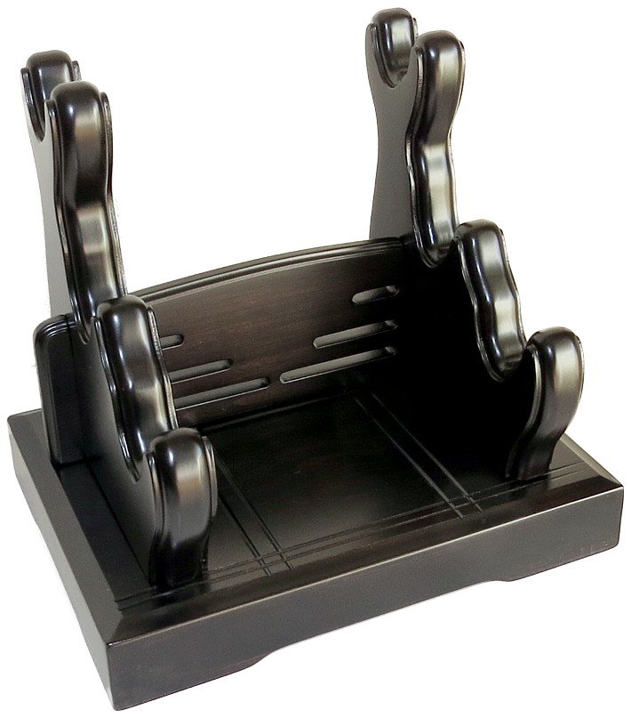 японская резная подставка для танто или вакидзаси, современная работа