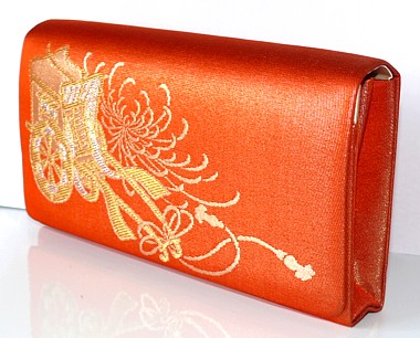 винтажная шелковая сумочка, Япония, 1950-е гг.