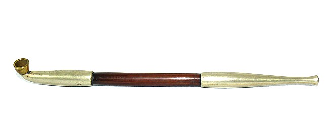 антикварная японская курительная трубка гейши.  Коллекция курительных трубок