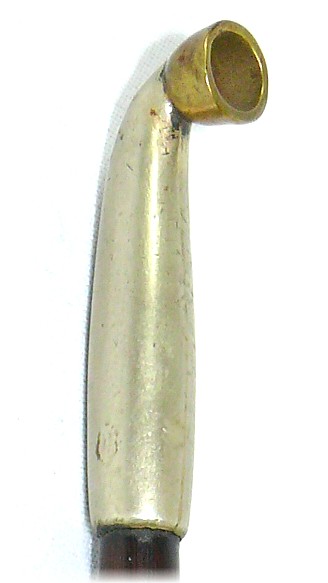 антикварная японская курительная трубка кисэру. деталь