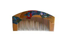 японский инкрустированный гребень, эпоха Мэйдзи