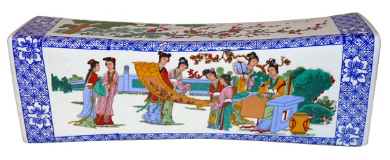 подголовник фарфоровый, Япония, 1920-е гг