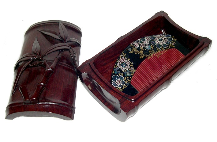шкатулка для украшений, дерево, резьба, лак, Япония, 1920-е гг