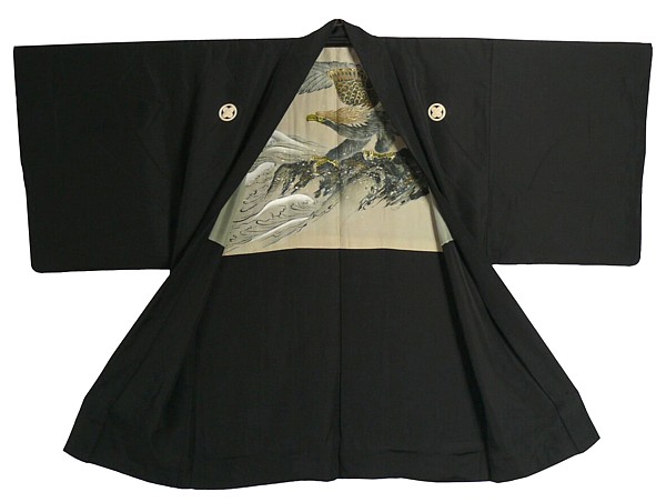 японское мужское хаори из шелка, 1940-е гг.