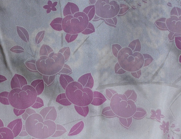 дизайн ткани подкладки японского женского жакета-хаори
