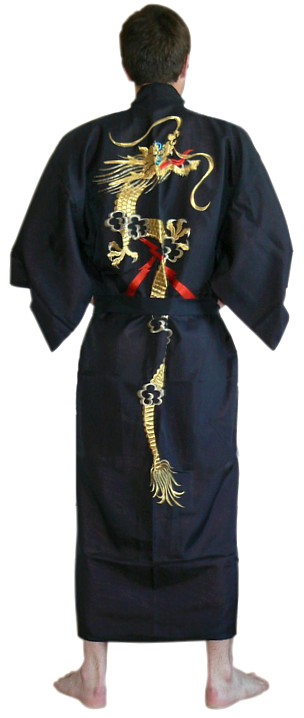 Japanese kimono with lining directly from Japan. Japanese style man's ...