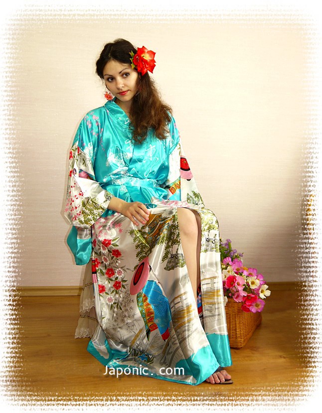 Japanese woman's kimono modern. Japanese Kimono Kyoto. Japanese style ...