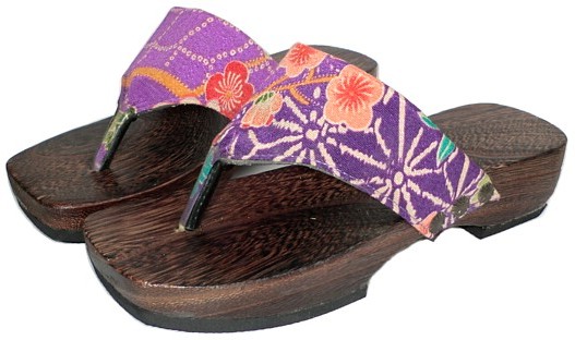 Japanese Japanese modern wooden shoes GETA. Japanese traditional shoes ...